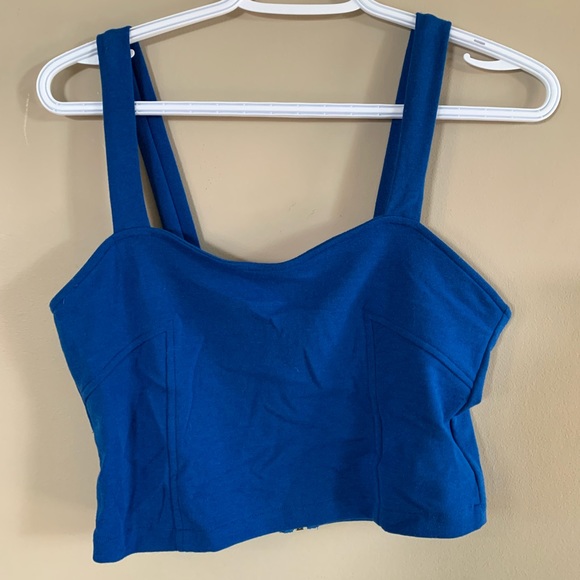 ❌SOLD❌Blue Crop Top 💙 - Picture 2 of 2